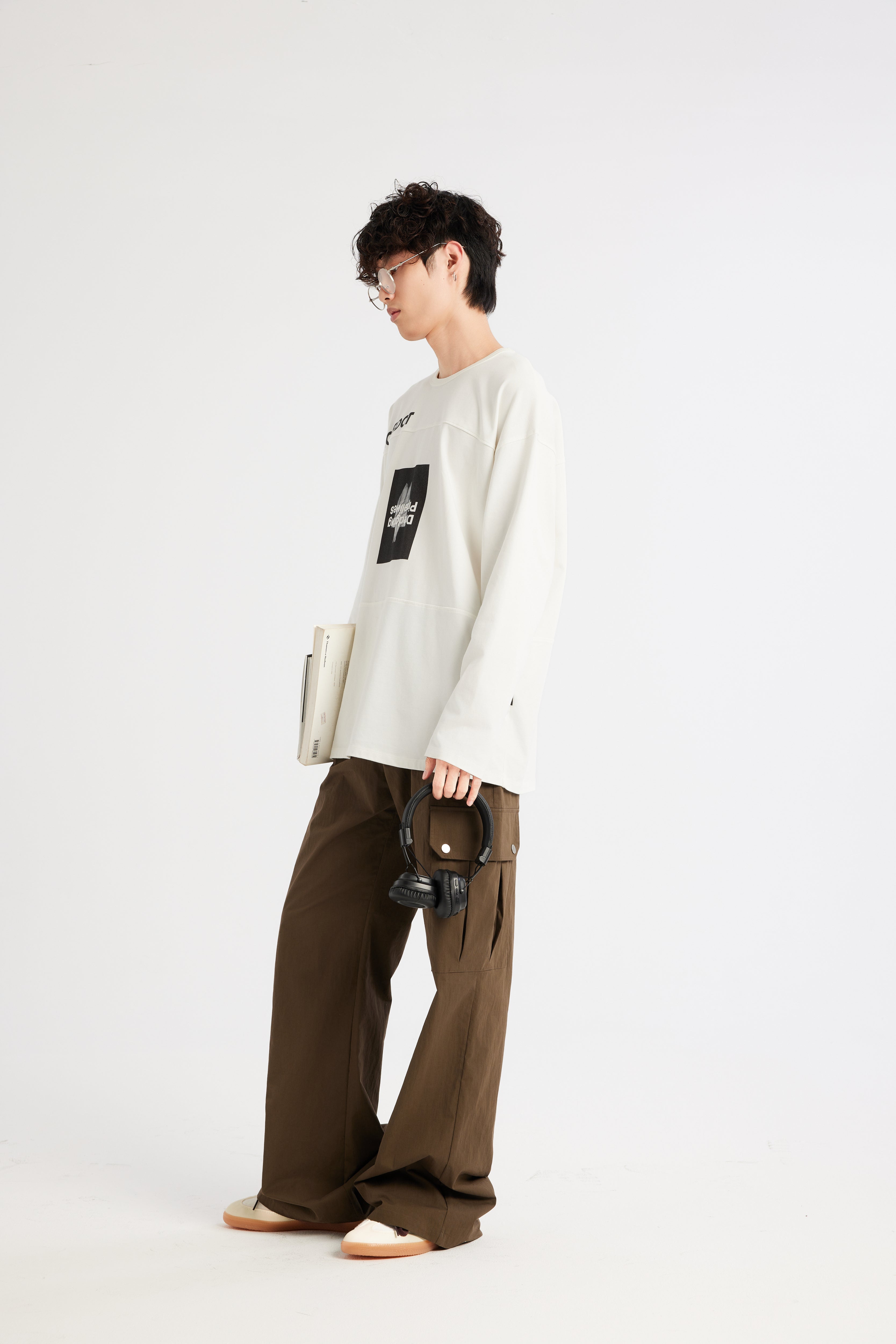 REC Long-sleeved knitted T-shirt  op1