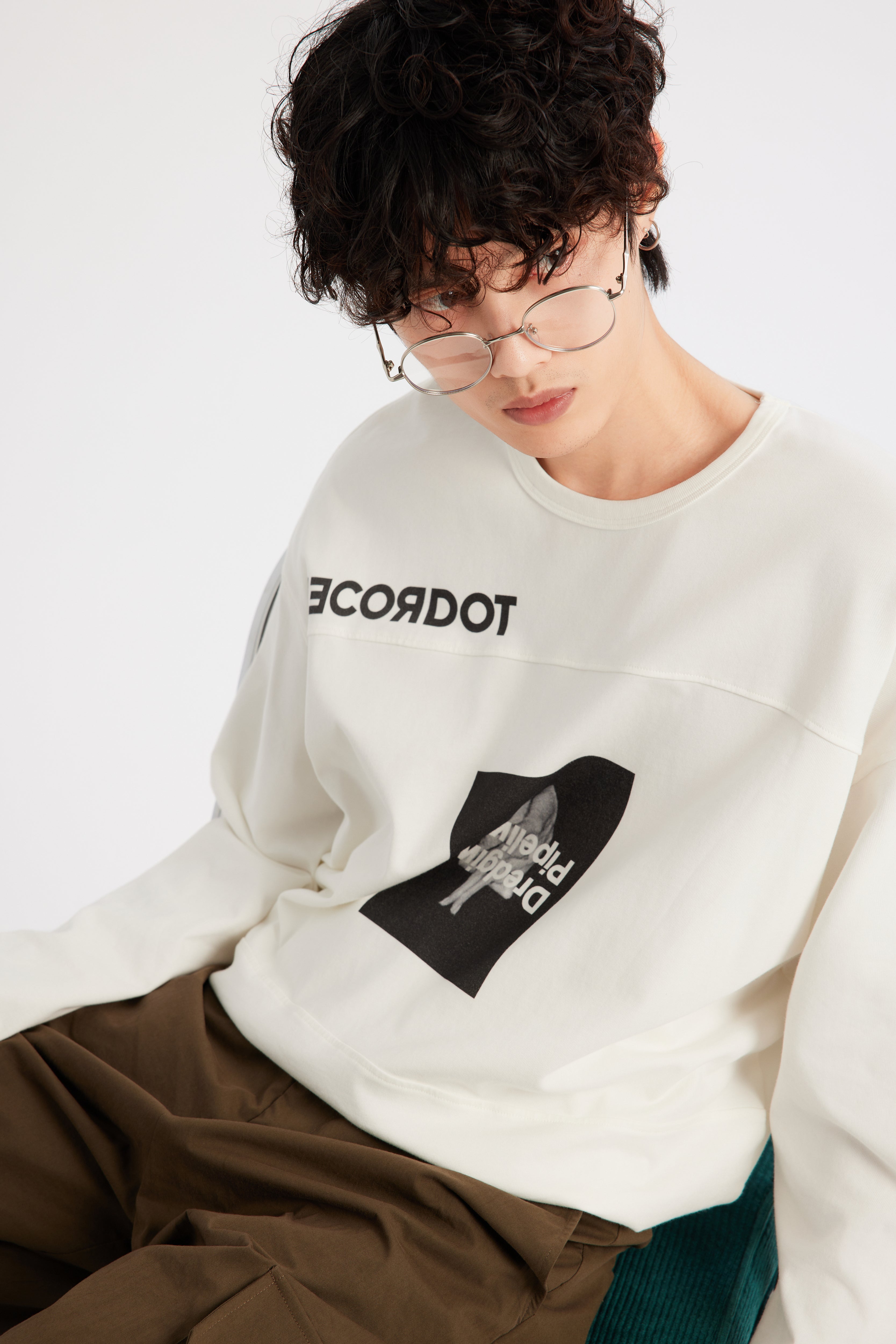 REC Long-sleeved knitted T-shirt  op1