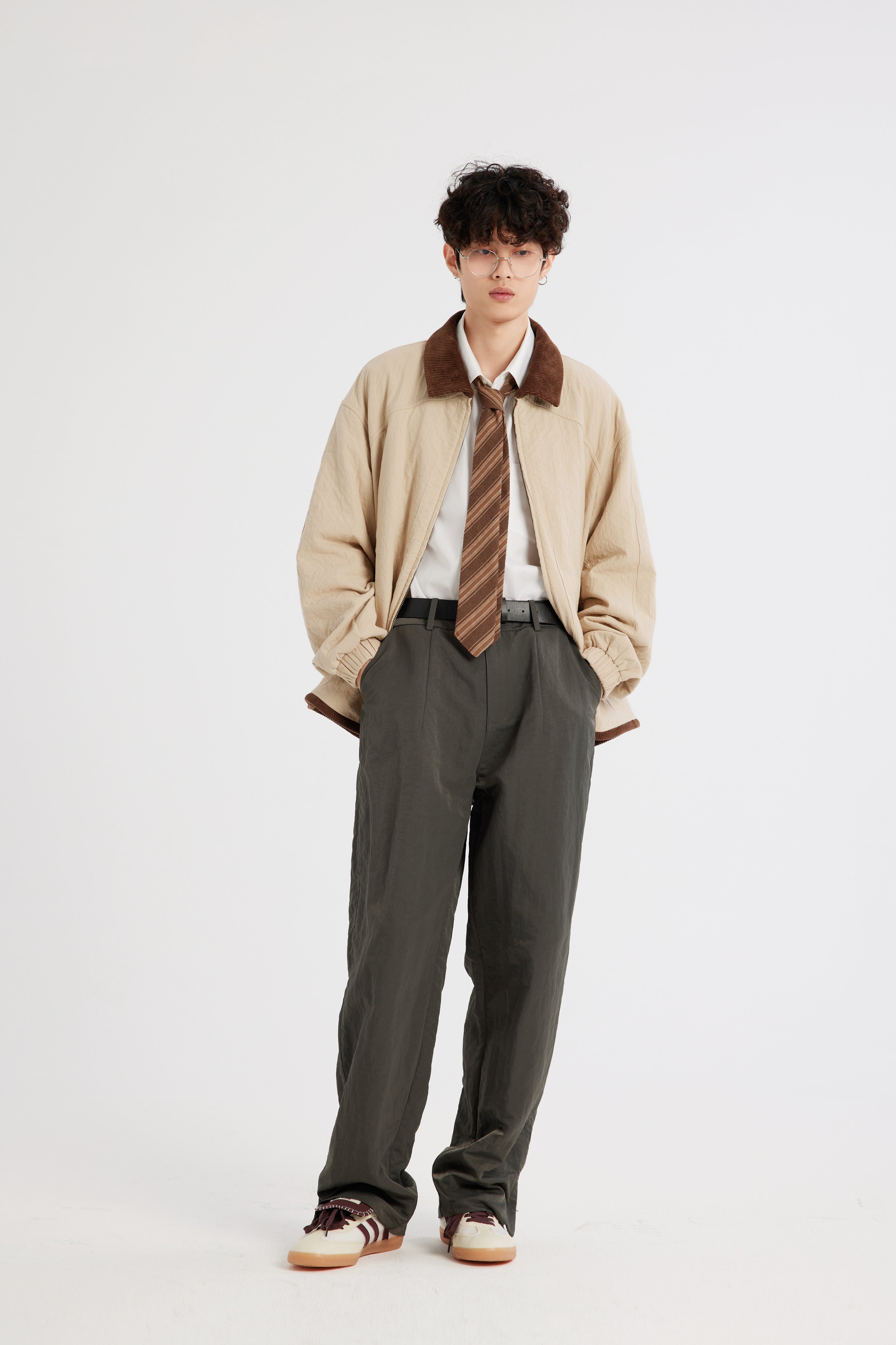 REC Ramie Barbour turtleneck jacket op1