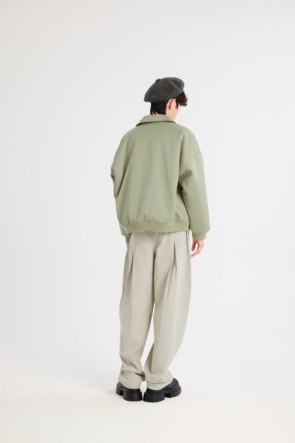 REC Italian worsted cotton jacket filled with wool op1