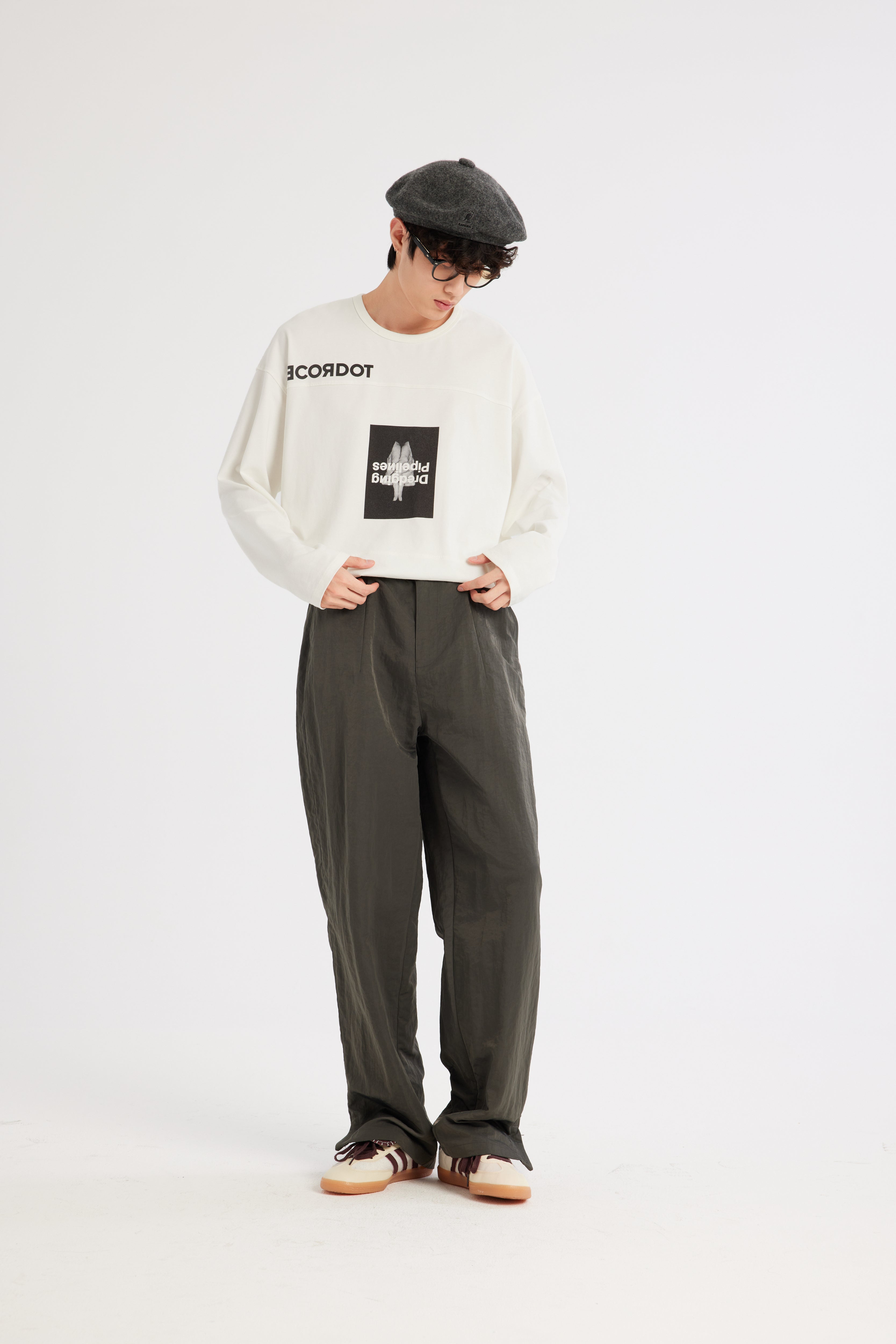 REC Long-sleeved knitted T-shirt  op1