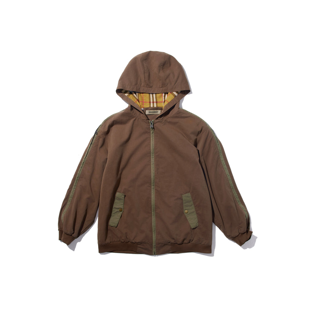 REC Cotton hooded cardigan jacket op1