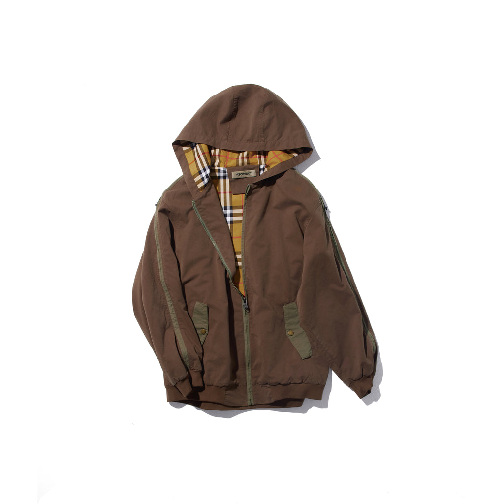 REC Cotton hooded cardigan jacket op1