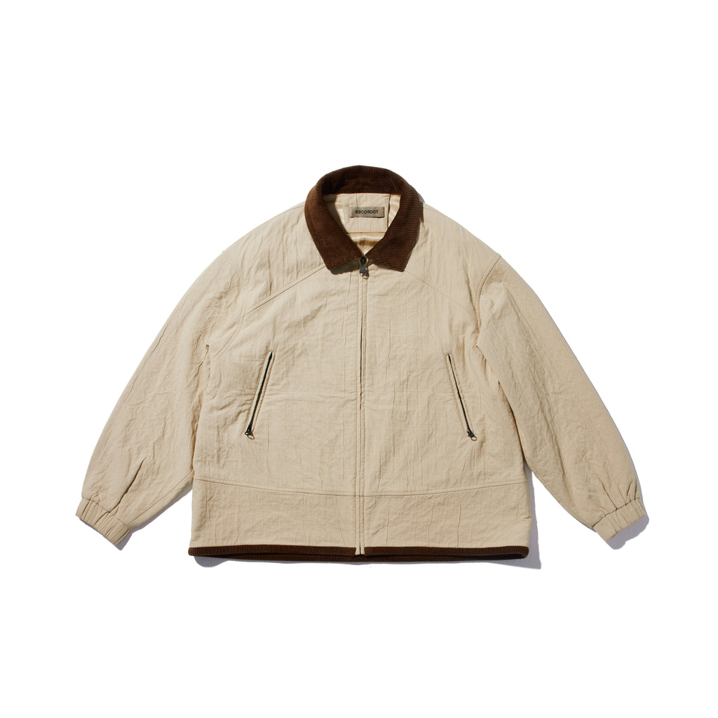 REC Ramie Barbour turtleneck jacket op1