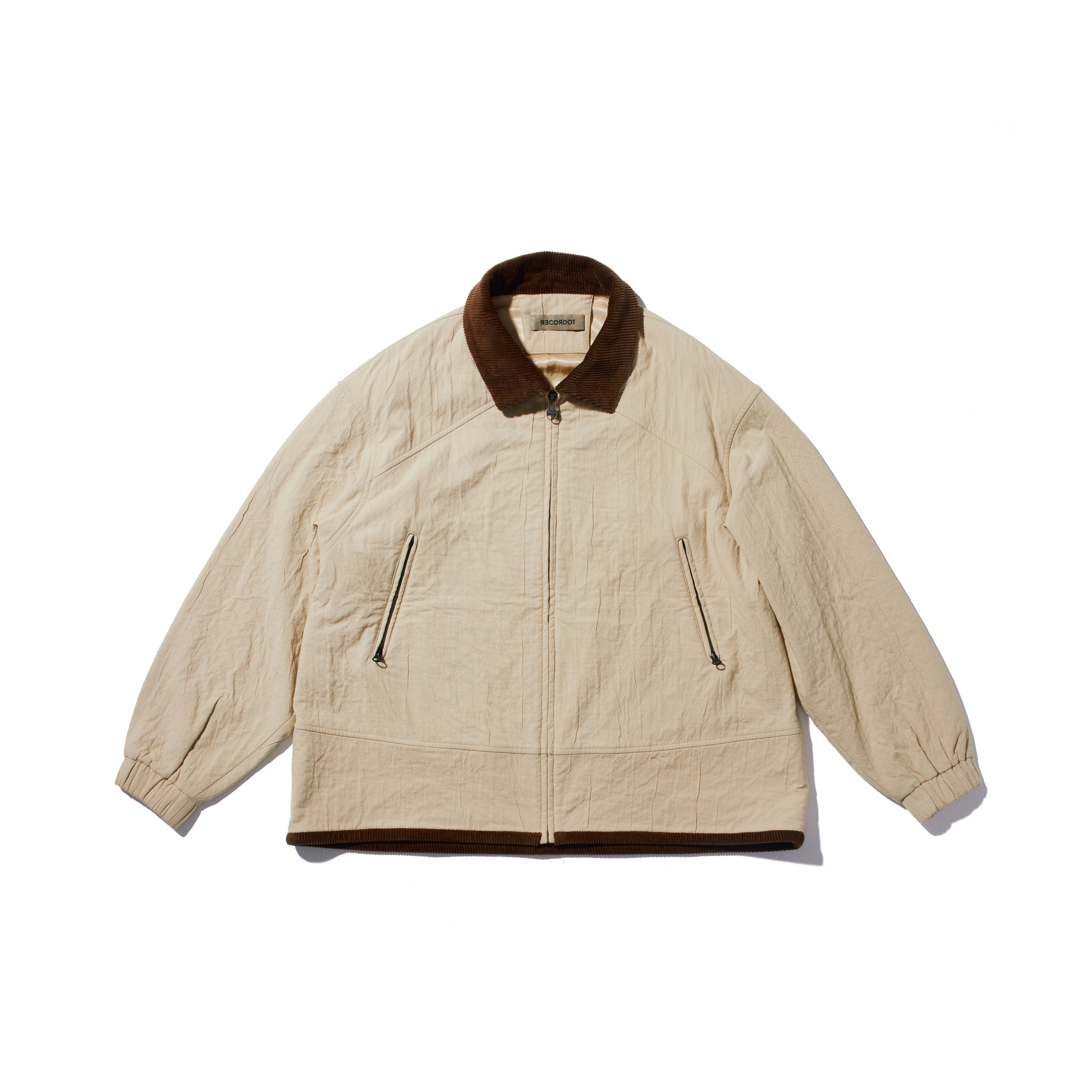 REC Ramie Barbour turtleneck jacket op1