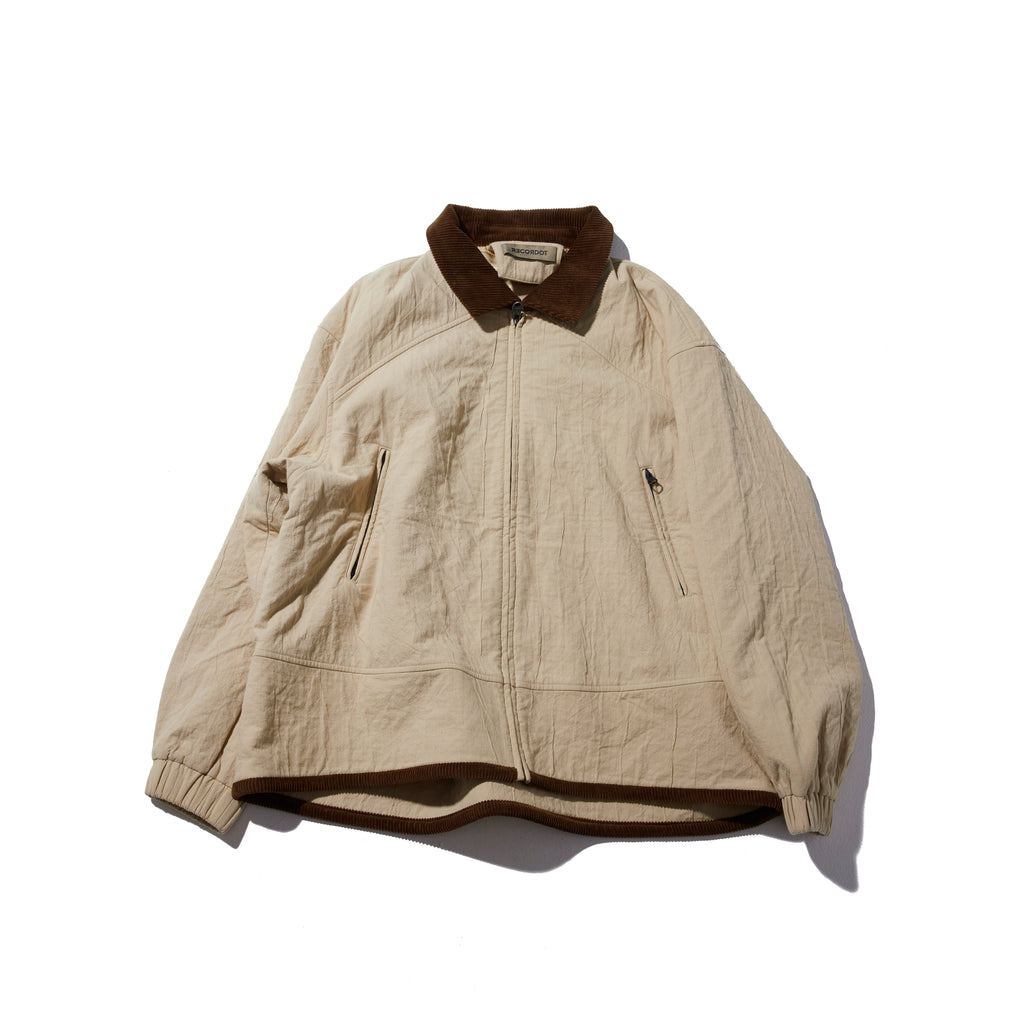 REC Ramie Barbour turtleneck jacket op1