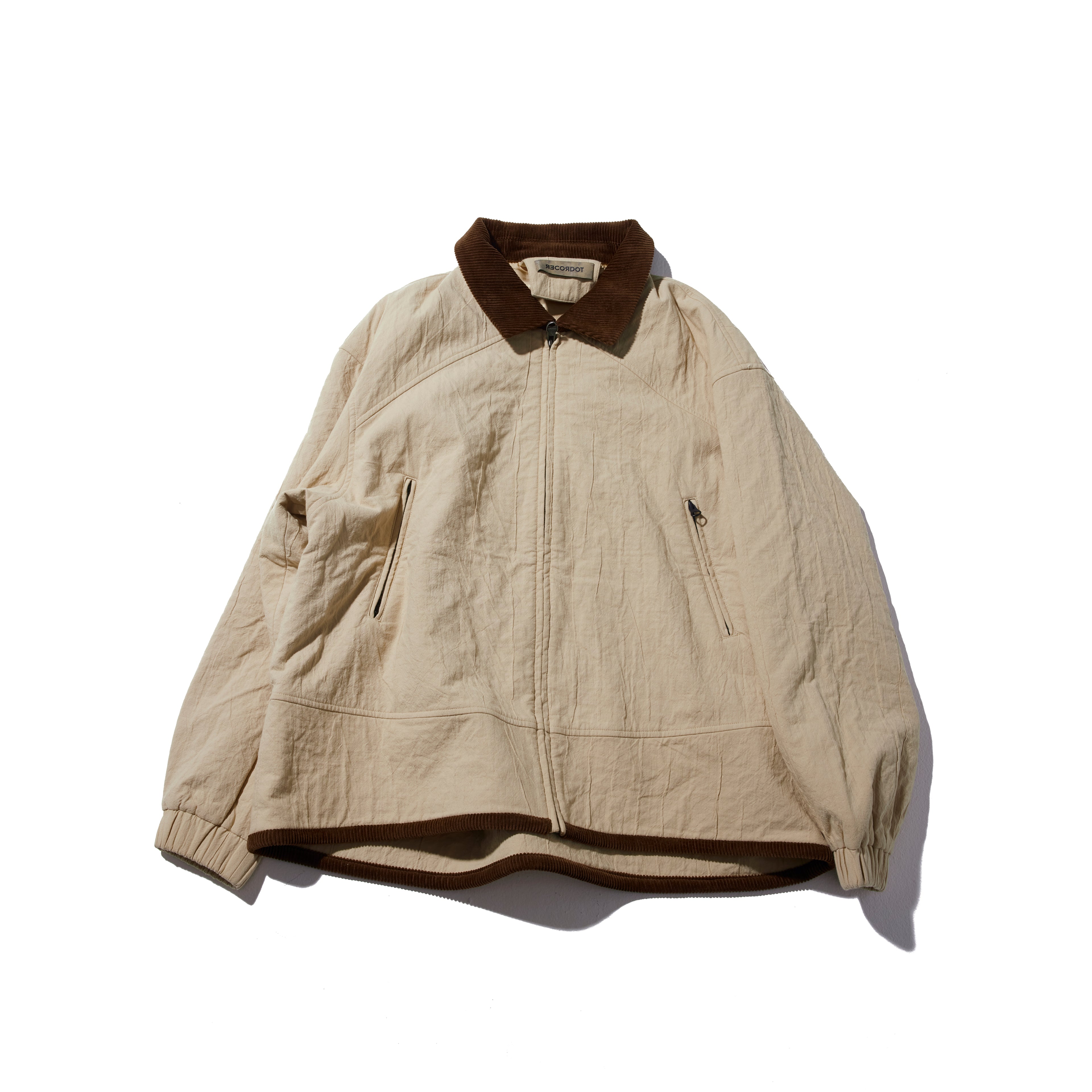 REC Ramie Barbour turtleneck jacket op1