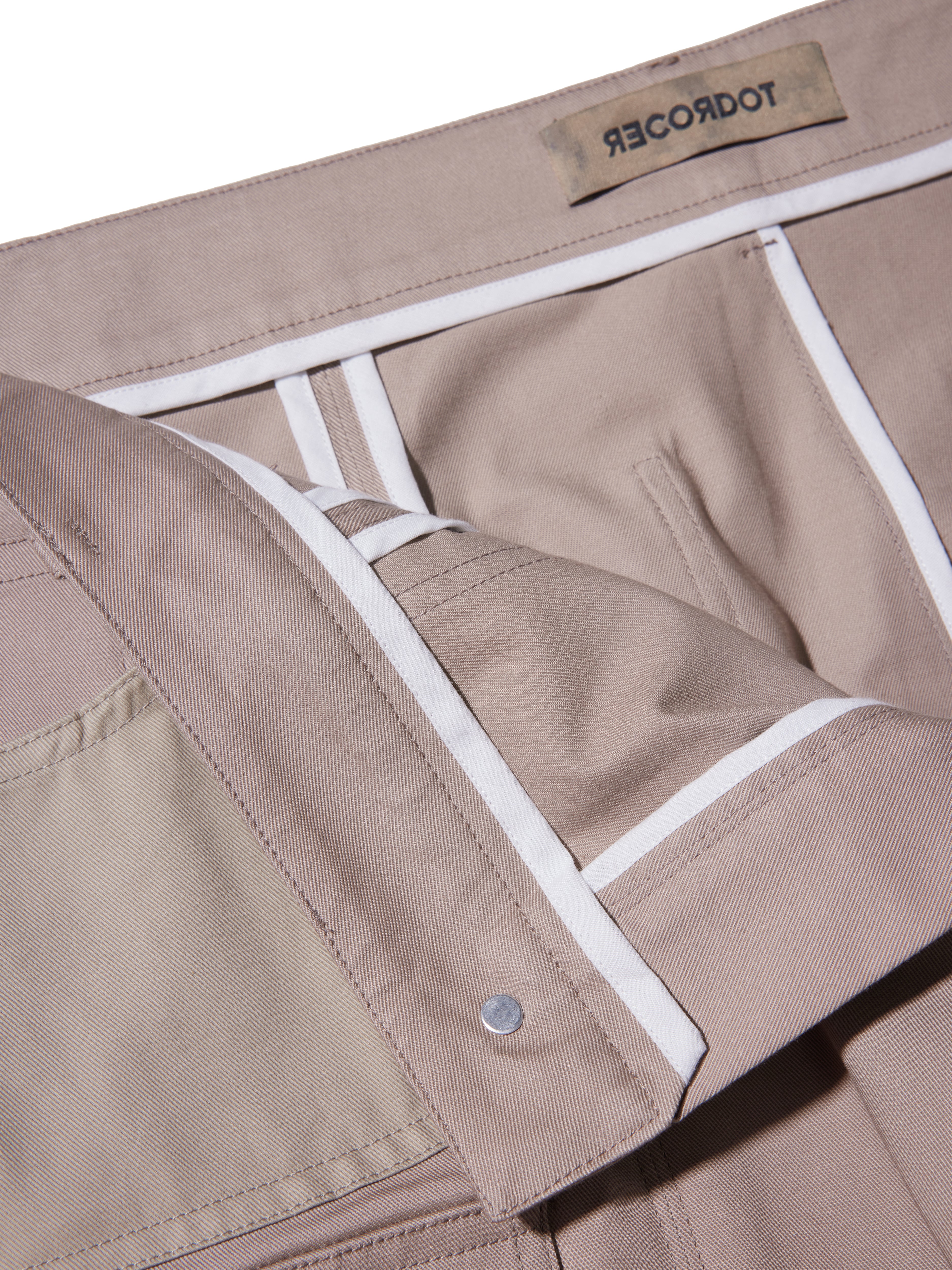 REC Stitched-washed and distressed workwear casual pants op1