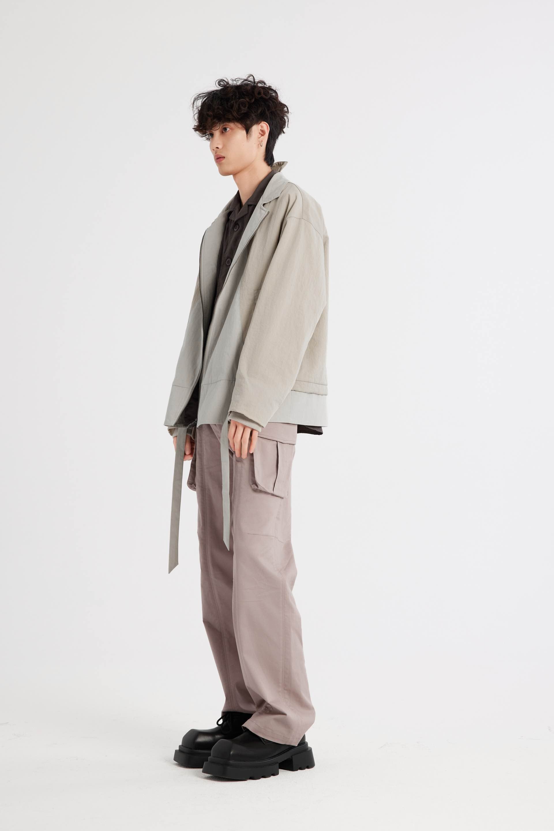 REC Japanese-made cotton patchwork jacket op1