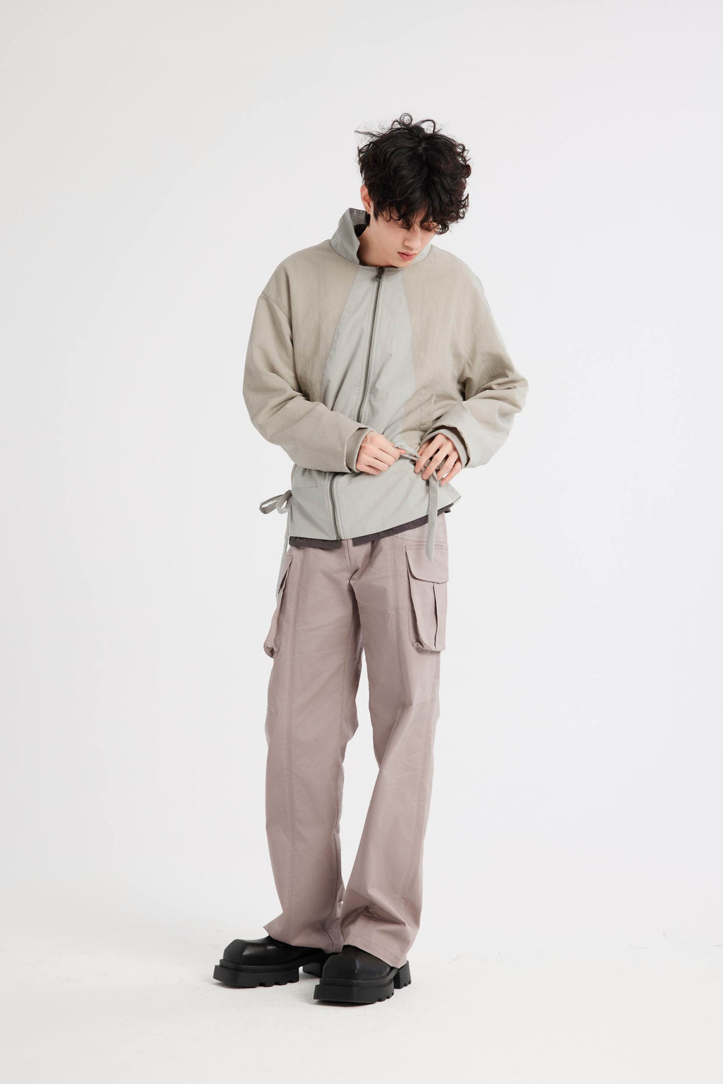 REC Japanese-made cotton patchwork jacket op1